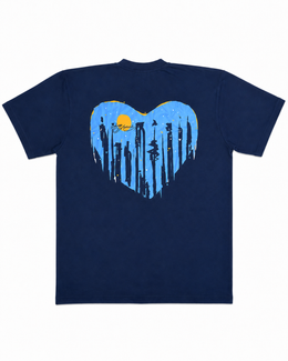 Camiseta Oversized Azul