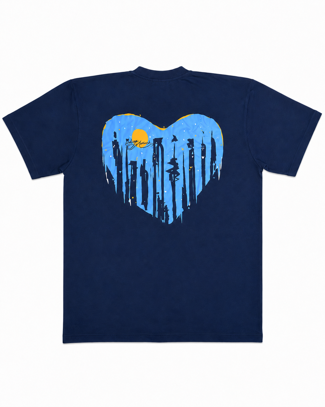 Camiseta Oversized Azul