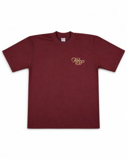 Camiseta Oversized Vinho