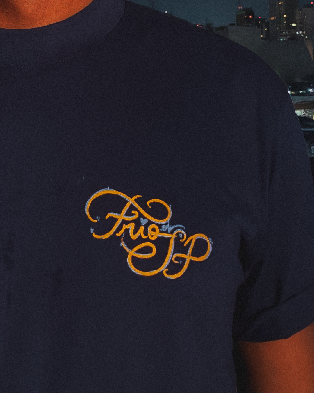 Camiseta Oversized Azul
